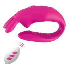   Aixiasia Hera - rechargeable radio-controlled vibrator (pink)