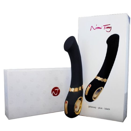 Nomi Tang Getaway Plus 2 - rechargeable G-spot vibrator (black-gold)