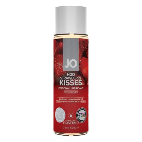 JO H2O Strawberry Kiss - Water-based Lube (60ml)