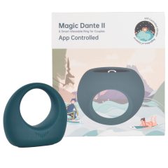   Magic Motion Dante II - smart rechargeable vibrating penis ring (blue)