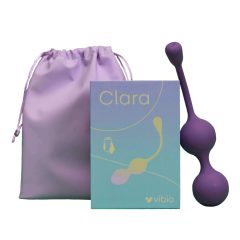   Vibio Clara - smart, rechargeable, vibrating gecko ball (purple)