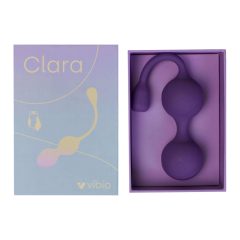  Vibio Clara - smart, rechargeable, vibrating gecko ball (purple)