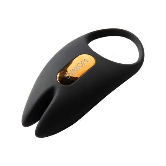 Svakom Winni 2 - smart, rechargeable, radio vibrating penis ring (black)