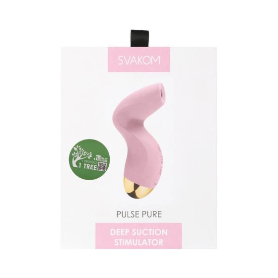 Svakom Pulse Pure - rechargeable, air-wave clitoris stimulator (pink)