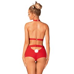   Obsessive Ms Reindy - Women's Reindeer Costume Set (2 pieces) - red