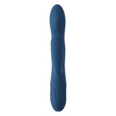  Svakom Aylin - rechargeable, pulsating vibrator with horn (blue)