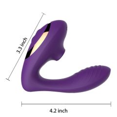   Tracy's Dog OG - waterproof G-spot vibrator and clitoris stimulator in one (purple)